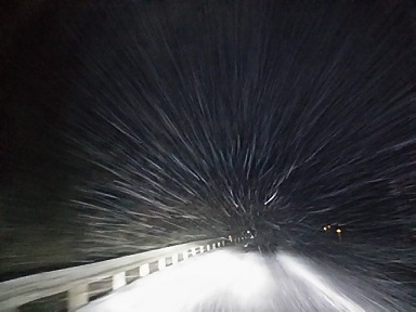 広島　車内　雪