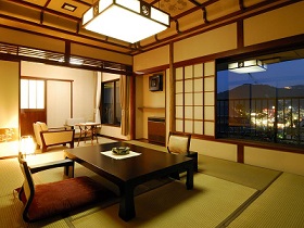 その時の旅館の部屋