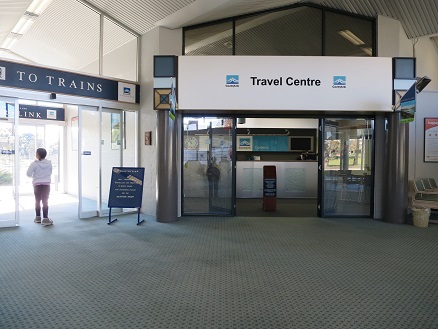 キャンベラ駅構内