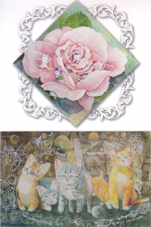 絵画教室　色えんぴつグループ展